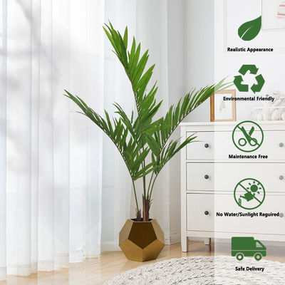 120cm Height Artificial Potted Floor Plants Kenita Palm Tree
