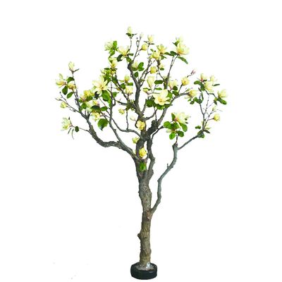 Dorm Room Ornamental Artificial Potted Floor Plants Magnolia Tree