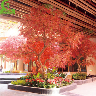 Hot Sale 3.5 Meter Artificial Maple Tree Autumn Leaves Landscaping Tree Faux Maple Trees for Indoor Outdoor Decoration