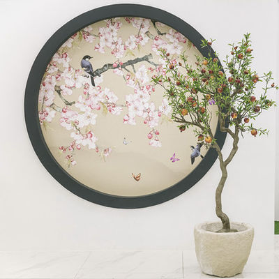 Airport PE 120cm Artificial Pomegranate Tree Environment Friendly