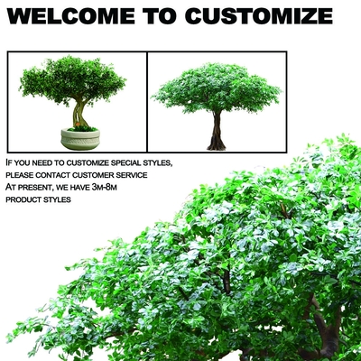 Anti UV Outdoor Artificial Landscape Trees Pittosporum For Hotel Decoration