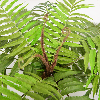 High Uv Proof Outdoor Artificial Potted Floor Plants Fern Tree For Garden Decoration