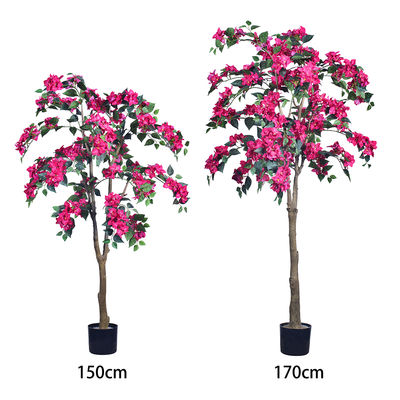 Đồ bán buôn trang trí nhà PVC hoa Bougainvillea nhân tạoCây hoa vải cho trang trí nhà