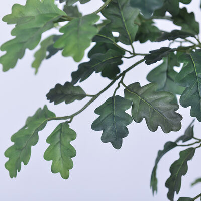 Artificial Green Oak Tree 160cm 185cm 210cm | Lifelike Faux Oak for Indoor Office & Hotel Decor