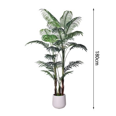Nhập xưởng 180cm cây cọ nhân tạo trong nhà - I Style Areca Palm Plant. Haihong Factory Direct.