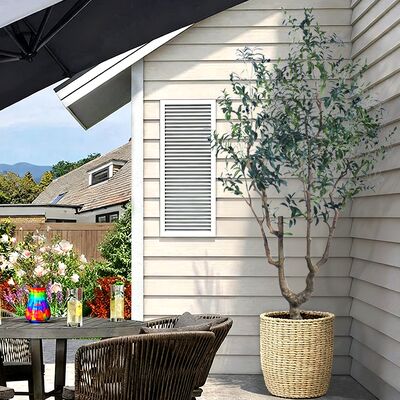 Cây ô liu nhân tạo lớn có thân gỗ thật - Kích thước 7FT & 8FT cho Sảnh khách sạn & Trang trí lối vào biệt thự sang trọng