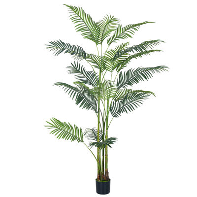 Sản phẩm bán buôn trong nhà nhân tạo Hawaii PalmPotted Plant For Indoor Decoration